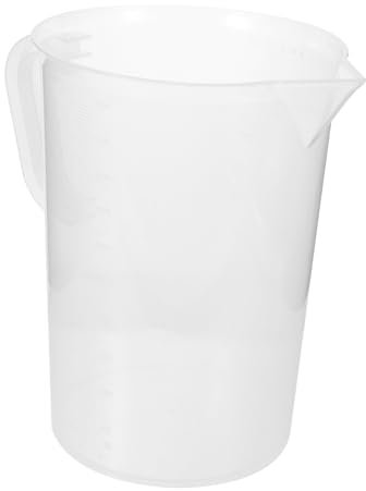 MAGICLULU Taza Medidora de Mililitros Báscula de 5000 Ml Herramienta para Hornear en La Cocina Jarra Medidora Práctica Tazas Graduadas Material Seguro