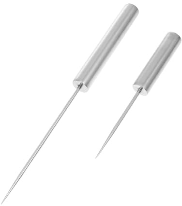 Alipis 2pezzi Piccone da Ghiaccio in Acciaio Inossidabile Scalpello da Ghiaccio Portatile Chiodo per Uso e Bar Strumento per Efficiente