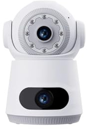 Telecamera for interni da 8 MP con scheda SIM 4G, citofono vocale bidirezionale, rilevamento automatico del corpo, telecamera for interni con visione notturna a colori.(AU Plug,8MP camera only)