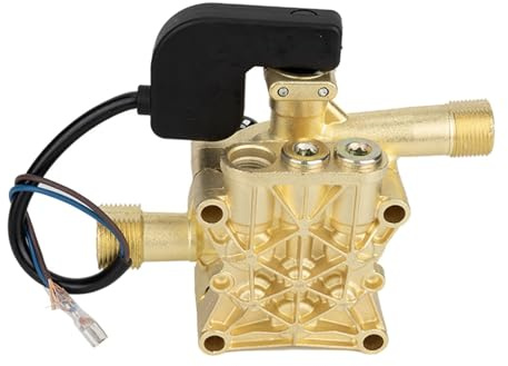 F Fityle Pompa ad Alta Pressione per Acqua da 220 V, Uscita M22, Accessori per Lavatrice per Auto, Facile da installare, Testa della Pompa per Macchina per la