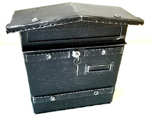Postkasten aus Schmiedeeisen - Art 6023 - Briefkästen - Wandbriefkasten Antik Schmiedeeisen