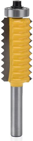 Fresa a 8 gambi, Fresa reversibile per giunti a colla, Rail & Stile Giunti Dita Colla Router Bit Strumenti Cono Tenon Lavorazione del Legno troncatrice, fresa per fresa per legno(8 * 41mm)