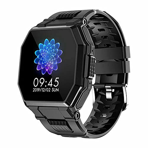 Smart Watch Bluetooth Call Mens Full Touch Sports Fitness Tracker with All Day Heart Rate Monitor Sleep Quality Tracker IP67 Waterproof 1.54 Large Touch Screen Call for IOS/Android