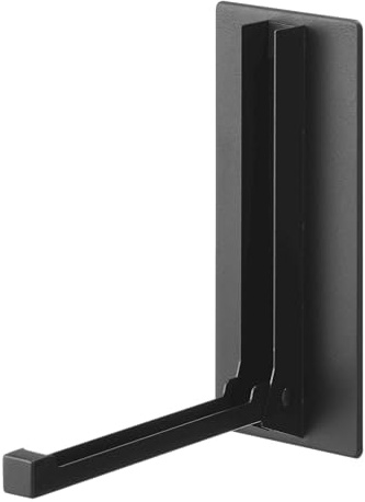 YAMAZAKI Home Tower Magnetic Folding Hook for Wall Door Or Refrigerator, Collapsible Coat, Bag Or Umbrella Metal Hanger - Steel