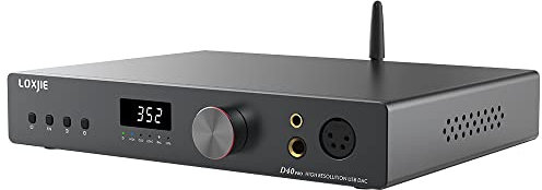 LOXJIE D40Pro DAC, ES 9039MS Pro Chip, Bluetooth DAC Audio, HiFi, décodeur amplificateur de casque, décodeur complet MQA, OPA1612, support de transport DSD, XU-316, avec télécommande
