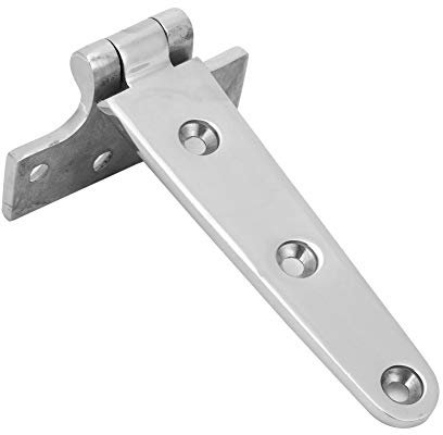 Yunseity Verdicktes T-charnier aus Edelstahl, 151 X 75 X 4,5 Mm, Hochwertig, Rostbeständer, Langlebig, Glatt und Sicher, Zuscher, Zubehör für Haustür und Tor