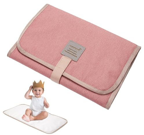 1/4 pièces Pliable Matelas a Langer de Voyage, Matelas à Langer Bébé, Tapis à Langer pour Bébé | Baby Matelas à langer pliable pour les déplacements - idéal pour les familles actives