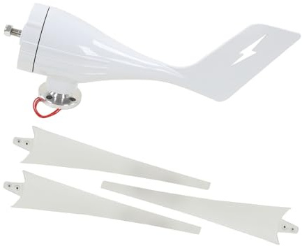 Turbina Aerogeneradora de 600W, 3 Aspas de Fibra de Nailon, Control MPPT, Turbina Eólica con Carcasa de Aleación de Aluminio para Cámara de Alumbrado Público (48V)