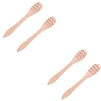 IMIKEYA 4piezas De Madera para De Utensilios De Cocina para y Jarabes Material De Madera Natural Prácticas