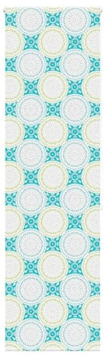 vidaXL - Shower Roller Blind - Water- PEVA - Blue - 70x240 cm - Privacy Decor - Ceiling/Wall Mount - Modern Style