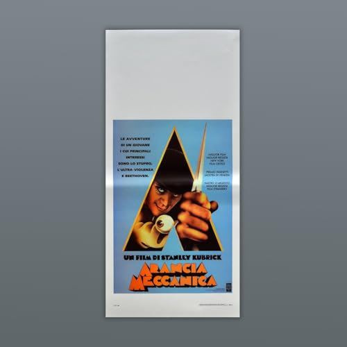 Film Poster Locandina Arancia Meccanica 33X70 CM