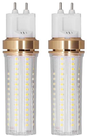 Jwthee 20W LED G12 Bulb, 2 Pack LED Corn Light Bulb 2000 Lumens 360 Degree Lighting Angle for Corridor Home Office Street Warehouse Lighting (Netural Light)