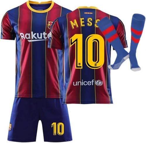 Maillot de Foot Enfant de L'équipe 2024/2025 Home Away Soccer Jeyser Ensemble Garçon Vêtements de Football Tee Shirt Short avec Chaussette Cadeau