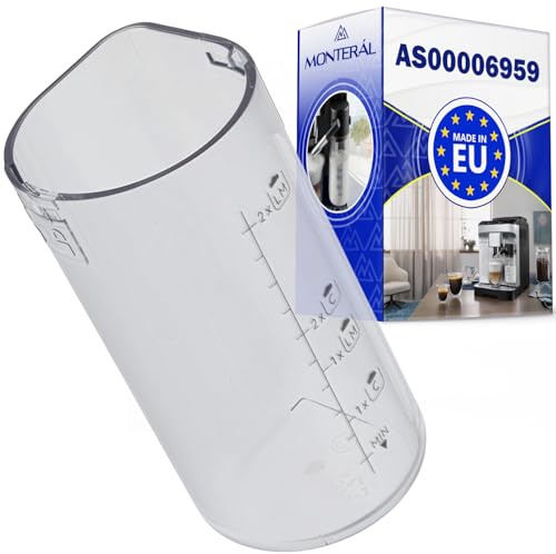 Récipient à Lait pour Machine a Café Grain avec Code D’origine AS00006959 pour DeLonghi Magnifica Evo Magnifica Star ECAM220.60.B ECAM220.61.W ECAM220.63.B ECAM22080B - Garantie de 10 Ans - MONTERAL