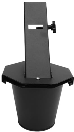 TOPINCN Grill Fat Storage Bucket, BBQ Drip Pan Accessory, Grease Drip Catcher, Steel Grill Oil Collector, Closed Lid Grease Container with 2 Liners for Traegers Pit