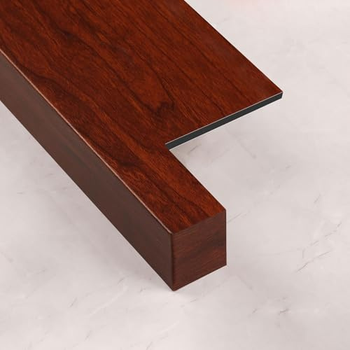 Interior Exterior Protector Alféizar Ventana Paneles, Placa De Repuesto Duradera Y Protector De Repisa, Para Dormitorio, Hotel, Oficina, Alféizar De Ventana Del Hogar(Brown,90 * 30cm/35.4x11.8in)
