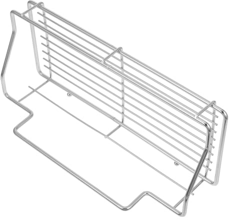 ZUNOXAZ Cesta de Drenaje de Cocina con Gancho, Acero al Carbono, Color, Organizador Adhesivo para Esponjas y Utensilios, Ahorro de Espacio, Montaje en Pared, Estante Multifuncional