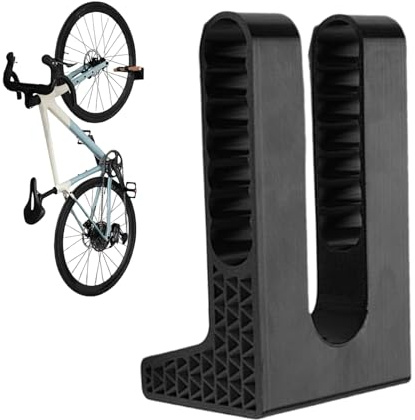 Bike Wall Mount | Wall Mounted Vertical Bicycle Hanger,Mountain Bike Rack | for Garage Home Outdoor Indoor Apartment Shed