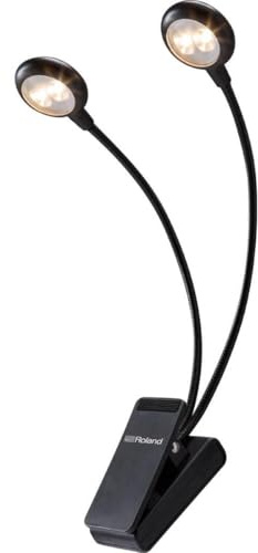 Roland 4 LEDs Dual Head Music Stand Light, Warm (LCL-15W)