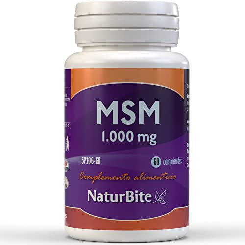 NaturBite Opt MSM, 1000 mg - 60 Tablet