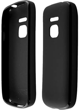 caseroxx Schutzhülle für Nokia 225 4G (2020) in schwarz – Flexibles TPU-Case aus stoßfestem Gummi, passgenaue Handy-Tasche mit Kantenschutz & rutschfestem Grip