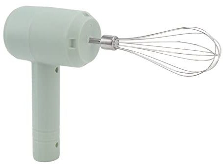 Batidora de Mano Eléctrica, USB Recargable Automático, Batidora de Mano Inalámbrica Portátil, Mini Espumador de Mano Eléctrico, Limpieza Fácil para Aderezos para Ensaladas, Mousses(Light Cyan)