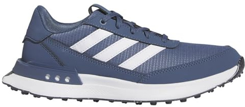 adidas JR S2G SL 24, Zapatos de Golf para Niño (Azul, Sistema Tallas Calzado EU, Adulto, Números, Mediano, 35)