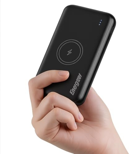 Energizer Powerbank 20000mAh mit Wireless Charging 15W, USB-C PD 20W & USB-A QC 18W, Schnellladung, PowerSafe Schutz – Externer Akku für Smartphone, Tablet Externe Handyakkus | Power Bank QE20009