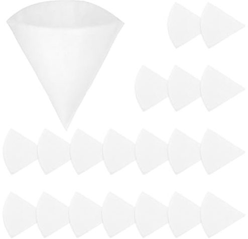 QWORK® 20 stycken konfilter DN 125, G4, koniskt frånluftsfilter, för sugkoppsventiler ventilationssystem lämplig för Zehnder、Helios、Maico、Pluggit