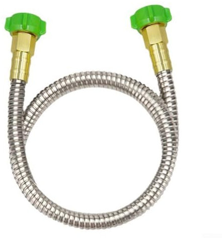 ARMYJY Heavy Duty Metal Hose Connector, Resists Breakage and Leaking for Washing Machines (3FT)