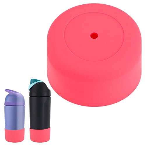 Gosknor Silicone Boot for Owala, Premium Silicone Bottle Boot Cup Bottom Protector Anti-Slip Bottom Protective Cover Compatible with Owala 14oz And 16oz Children's Water Bottle(Pink)