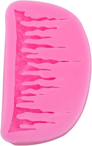 Fondant-Formen for Dekorieren von Kuchen, Basteln, Fondant-Formen, 4 Stück, Fondant-Silikonform, Eiszapfen-Kuchenrand-Dekorationsform, DIY-Weihnachtsbacken, Schokolade, Kekse, Süßigkeitenform