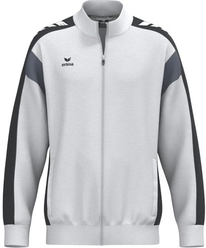 Erima Unisex CELEBRATE 125 träningsjacka (1032595), vit/svart, M
