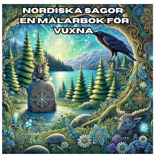 Nordiska Sagor: En Målarbok för Vuxna