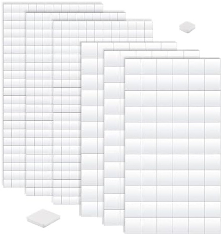 Eclovane 978Pcs Double Sided Sticky Foam Pads – 2mm 3D Adhesive Foam Pads for Crafting, Card Making, and DIY Projects – Perfect for Scrapbooking, Stamping, and More