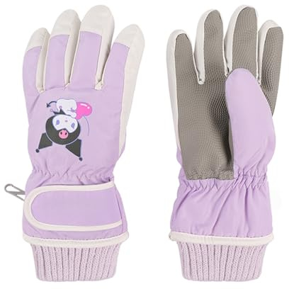 ISABELLA MOON Kids Boy Girl Waterproof Winter Snow Ski Snowboard Fleece Thermal Warm Outdoor Gloves