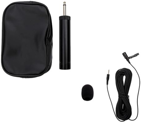 HAMPPLIES Microfono Condensatore per Sassofono con Clip e Custodia Portatile Compatto e Resistente per Musicisti in Movimento Amplificazione Audio Professionale con Cavo da Metri