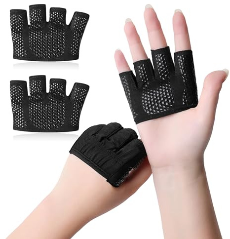 JNYUTEEN 1 Paar Fitness Handschuhe, rutschfeste Sporthandschuhe Trainingshandschuhe, Fitnesshandschuhe Gym Handschuhe für Damen Herren Fitness Training