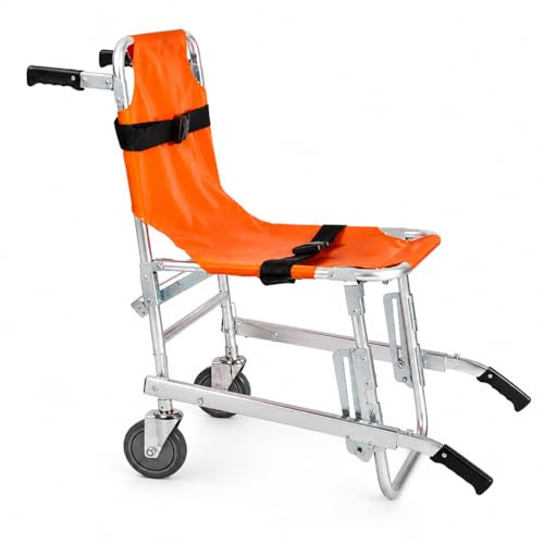 Nödevakuering trappstol, lätt aluminiumlegering med snabböppnande spännen för ambulans och brandman, vikbar design för enkel förvaring