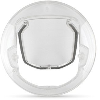 PETCUTE Gattaiola per gatti cani Gattaiola per vetro porta basculante per cani porta per cane gatti con Sistema a 4 Vie