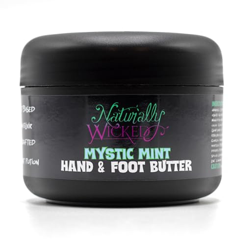 Naturally Wicked® Mystic Mint Hand & Foot Butter 100ml - Heals, Soothes & Refreshes with Plant Extracts