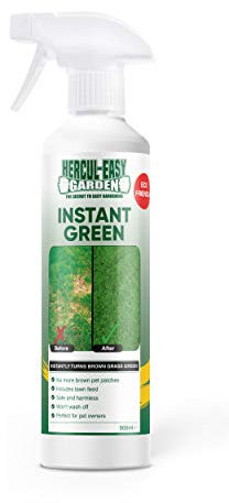 Easylife Instant Green – Lawn Repair Spray with Grass Feed, Covers Brown or Patchy Grass for a Healthy Green Lawn, 500ml
