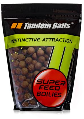 Tandem Baits SuperFeed Boilies | Boiles Carpfishing | Carpfishing Pesche Pesca Accessori | Alimentatore per la Pesca Carpa | Pesca Accessori alla Carpa 18mm 1/10kg