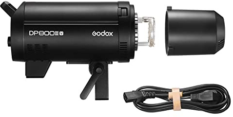 Godox DP800III-V Flash de Studio amélioré 800Ws Puissance GN126 5600 ± 200K Éclairage stroboscopique Système X sans Fil 2.4G intégré Bowens Mount Photographie Flashes