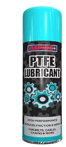 300ml PTFE Grease Aerosol Spray Lubricant Can Chains Belts Cables Oil