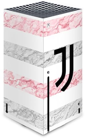 Head Case Designs Offizielle Juventus Football Club Away 2023/24 Match Kit Vinyl Haut Gaming Aufkleber Abziehbild Abdeckung kompatibel mit Xbox Series X Console