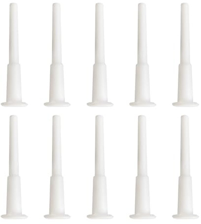 DHSBGWSX Lot de 10 bouchons d'air de gymnastique, de yoga, de fitness, de hockey - Blanc