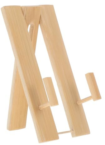 HOLIDYOYO 1Pc Japanese Bamboo Fan Holder Stand Decorative Tripod Display for Handheld Fans Wall Mount or Desktop Use