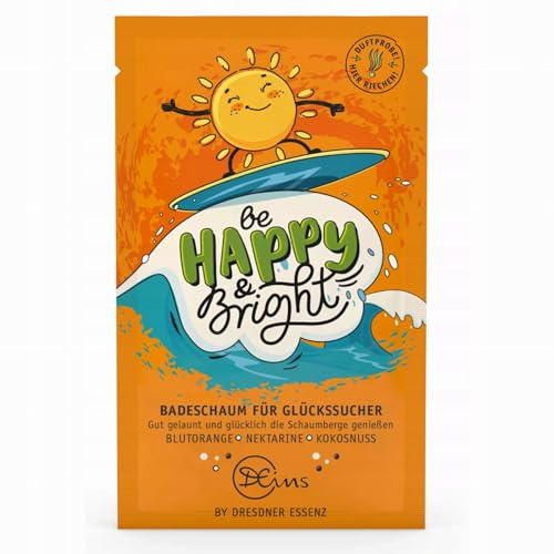 6er Pack Dresdner Essenz Badeschaum Be Happy & Bright 6 x 60 g