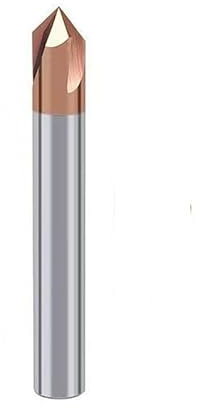 Fresa Per Smusso V Grove Router 60 90 120 Gradi Svasatore Per Angoli Smussatore Mulino Sbavatura Bordi Fresa In Metallo Duro,3X3X50X90Per Acciaio